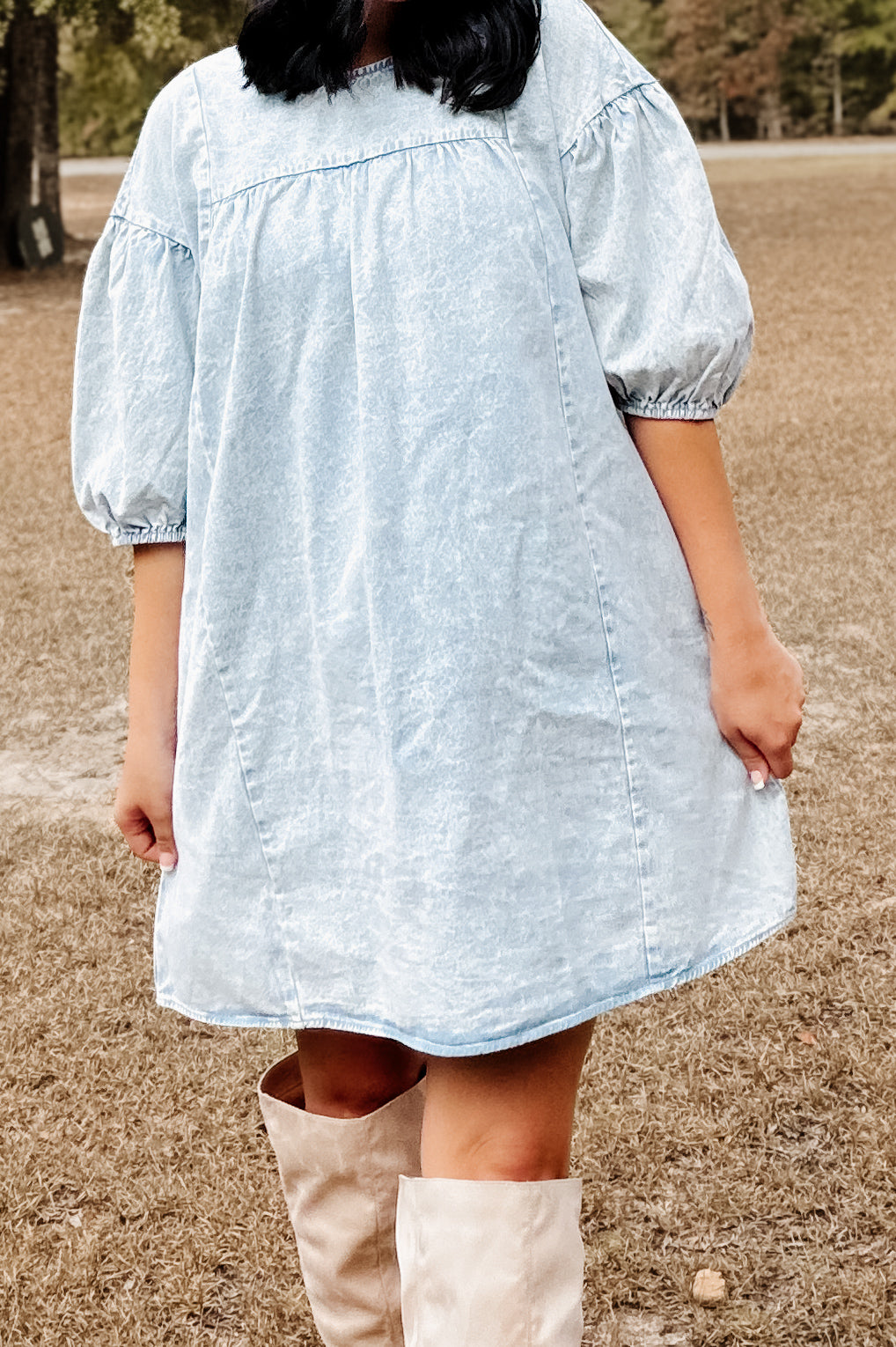 Claire Denim Mini Dress